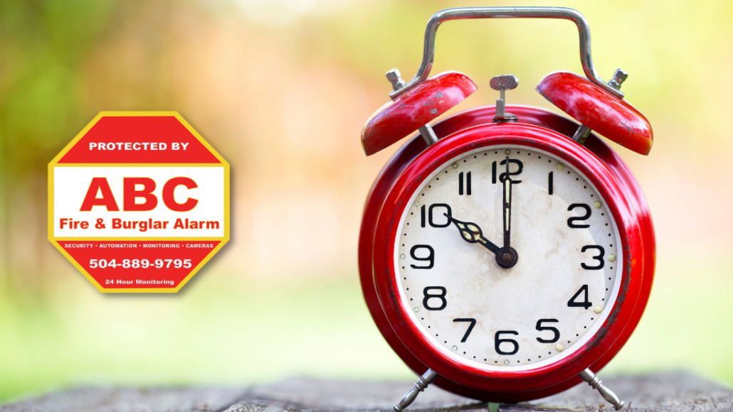 Change Your Clocks and Check Your Security System