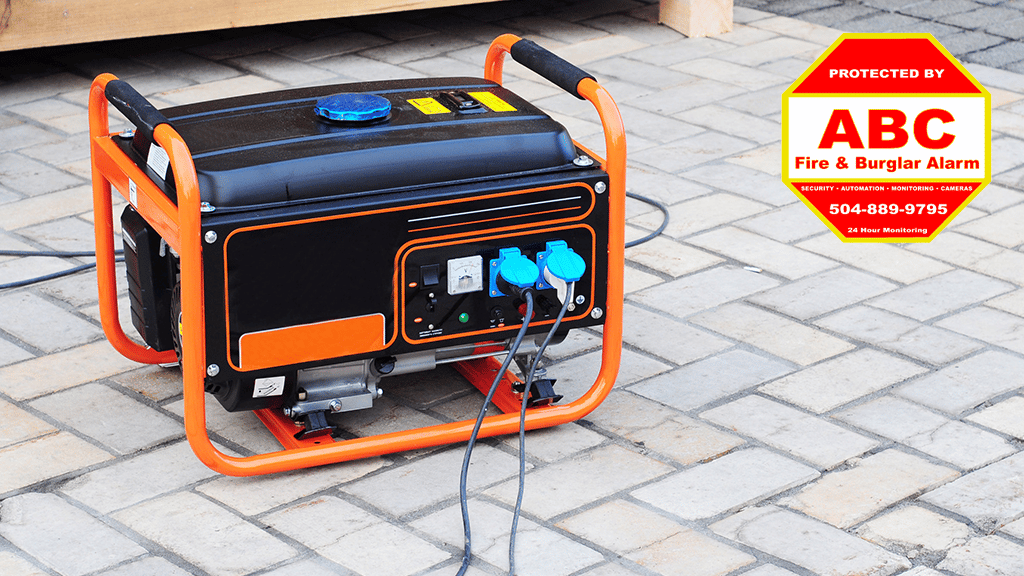 Safe generator use, Home Security