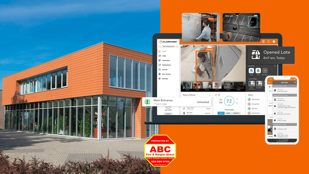 Alarm.com New Orleans commercial security