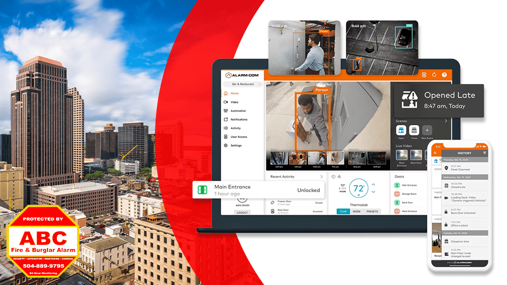 monitored solutions for commercial security