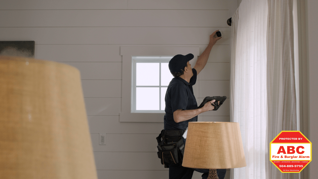 main installing DIY Security System